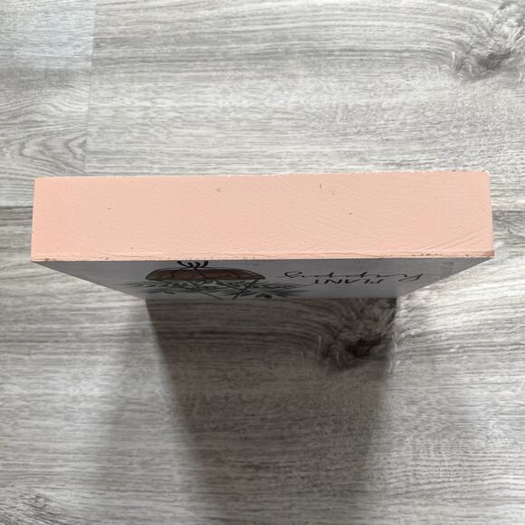 Plant Happy Tabletopper / Wall Frame in White and Pink - Picture 8 of 9